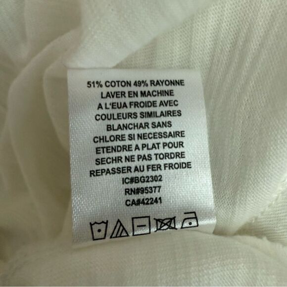 Sanctuary White Twisted Front Tank Top Size XXS New with Tags - Picture 6 of 10